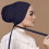 Lett å bruke, elastisk hijab for kvinner, myk, pustende, daglig hodeplagg, mørkeblå 2