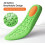 Πάτοι QIANJIA4D Cloud-Soft Comfort για άνδρες – Memory Foam, αντικραδασμικό μαξιλαράκι φτέρνας, 3