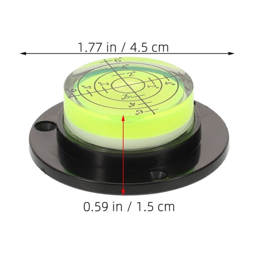 4Pcs Circular Bubble Level Multi Color High for Construction and Interior Setup 1