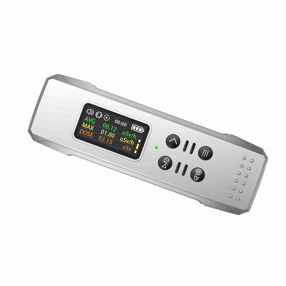 Handheld Geiger Counter 0.96" Tft, Detect X-Ray Î³ Î² Rays, Cumulative Dose, Alarm, Portable Black 7891386366933