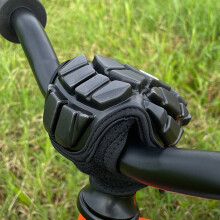 Kinderfahrrad-Lenkerabdeckung und Brustpolster, stoßdämpfend, verstellbar, passend