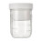 Glass Salad Container with Separate Sauce Cup and Clear-White 1