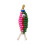 Bunter Perlen-Fisch-Charm-Schlüsselanhänger mit-1 1
