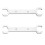Double Open End Wrench for Underfloor Heating-27 and 29mm 2