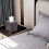 Beige tissuebox van PU-leer met gouden rand 4