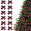 Julroséer i sammetglitter, 12 stycken 1