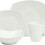 White Square Porcelain Dinnerware Set for 4 2