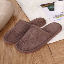 Pantuflas de invierno para hombre de forro polar, cálidas, con forro antideslizante (par)