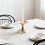 Gold Vintage Iron Candle Holder 10 cm 2