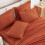 Burnt Orange Comforter Set Full Size 7-Piece 5