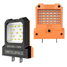 High-Brightness Portable LED Floodlight, Battery-Powered, Compatible with All Power Tools