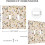 Plaque murale papillon vintage beige à 2 emplacements 5