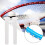 Inele de badminton, 100 buc. nailon transparent 5