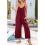 Dames casual jumpsuits rood S 2