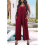 Dames casual jumpsuits rood S 5