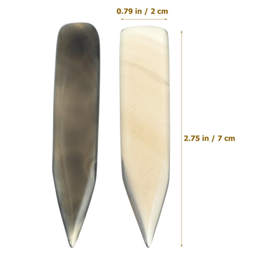 1Set Agate Polishing Tool Brown for and Copper Maintenance 2