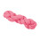 Caminho de mesa plissado boêmio rosa em poliéster 72x14 polegadas 2