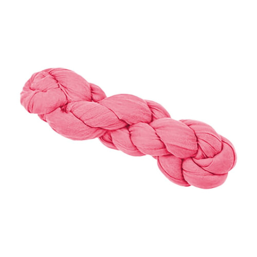 Caminho de mesa plissado boêmio rosa em poliéster 72x14 polegadas 1