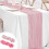 Valentine's Day Boho Crinkled Table Runner – Polyester, Compatible with Home, Cafe & Wedding Decor 4
