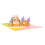 3D Pop-Up Easter Greeting Card with Easter Eggs Tree Design – Handmade, Artisanal, Compatible with Easter Sunday 3