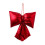 Beige Christmas Bow Ornament – Polyester, 1 Pack 2