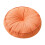 Almofada retangular de linho estilo Whoopie laranja 2
