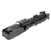 Vintage Style Metal Train Model Black - 1 Piece Collectible Desktop Display Decoration for Home Office