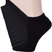 Mens Cotton Ankle Socks Low Cut Athletic Moisture Wicking Odor Free No Show Socks for Men 14PACK Black