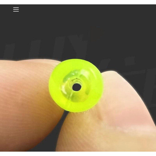 Perline da pesca impilate, 18 mm, plastica rigida, confezione da 200 pezzi 2