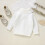 Mädchen Strickpullover Rundhals Langarm Weißer Pullover Baby Mädchen Warme Winterkleidung 18-24 Monate 4