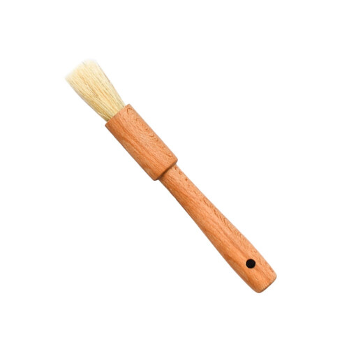 Basting Brushes Pastry Brush Lacquered Hardwood 1Pack for Baking BBQ 1
