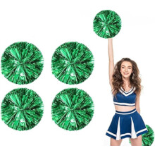 Plastic Cheerleading Poms, 4Pcs Super Cute Cheerleading pom poms Cheer Dance Pom Pom for Game, Sports, Aerobics