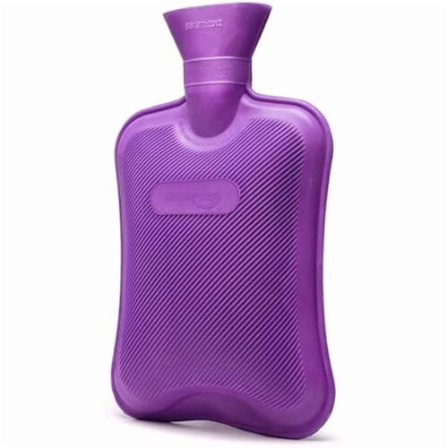 Premium Classic Rubber Hot Water Bottle (Purple)
