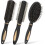 Damen-Haarbürsten-Set, rund, flach, 3-teilig 1