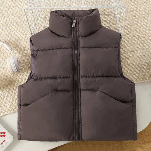 Φανελάκι Puffer για νήπια, ελαφρύ αμάνικο γιλέκο, παιδικό γιλέκο για αγόρια, γιλέκο