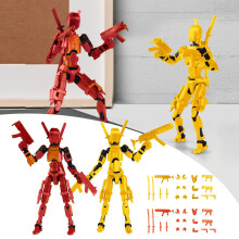 Accessori per action figure T13 multiarticolati stampati in 3D