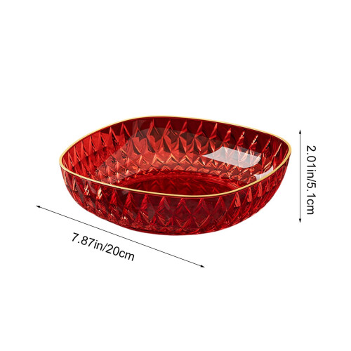 Modern fruktskål i plast, 20 cm 2