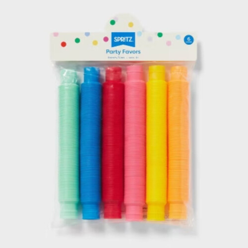 6er-Packung dehnbare Pop-Tubes als Mitgebsel für Kinderpartys 2