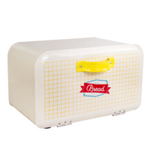 Minkissy Rustic Metal Bread Box with Moisture for Home Bakery Kitchen Storage 1 Pack