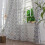 Transparente gardiner med stjerner og måne, polyester, 1 panel, 79 tommer 5