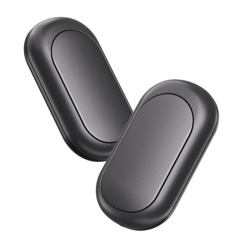 Magnetische, wiederaufladbare Handwärmer, Schwarz, 2er-Pack