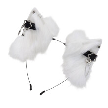Artificial Cat Ear Hairband Headbands with Earrings Animal Ear Costume for Halloween and Cosplay
