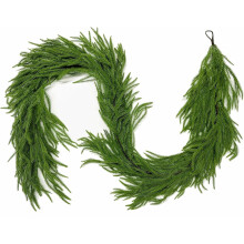 Guirlande de pin Senjie Norfolk Real Touch, 2 pièces, 108 pouces