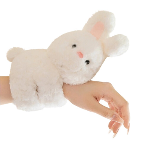 Wit pluche konijn - 20 cm knuffel 1