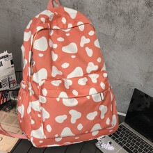 1Pc school Supplies Cow Backpack For Girlsbookbag School Daypack Cow Print Bag Student Backpack Back To School Gift