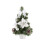 30cm Pre-Decorated Mini Christmas Tree Silver 1