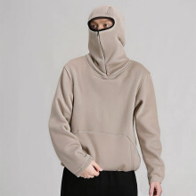 NINJIA Hoddie, Introvert Choice, Herr Enfärgad Hoodie Sweatshirt Mode Lös Passform Avslappnad Unik Pullover Ytterplagg Kappa