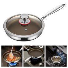 Nonstick Frying Pan For Everyday Cooking Durable Alloy Skillet With Smooth Ceramic Coating Even Heat Distribution Oven Induction Compatible