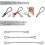 Kit de fixation pour voile d'ombrage en acier inoxydable 304 3