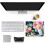 Gummimauspad mit Strandmuster, 12 x 10 Zoll 3